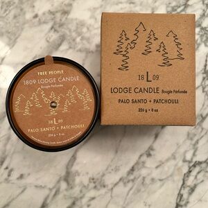 NWT Free People Lodge Candle - Palo Santo & Patchouli